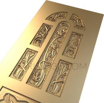 Doors (DVR_0244) 3D model for CNC machine